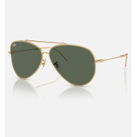 Ray Ban RBR0101S Aviator Reverage, GLD, SHN, GRN 